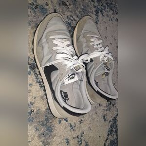 Grey Nike shoes